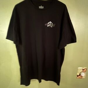 Black Graphic Tee for Men